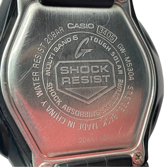 Casio G-Shock Digital Watch Black Solar GWM530A - Picture 10 of 13